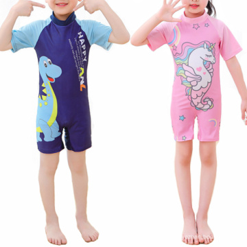 Custom Cartoon Printed Cute Baby Quick-dry Swimsuit Kids Swimwear